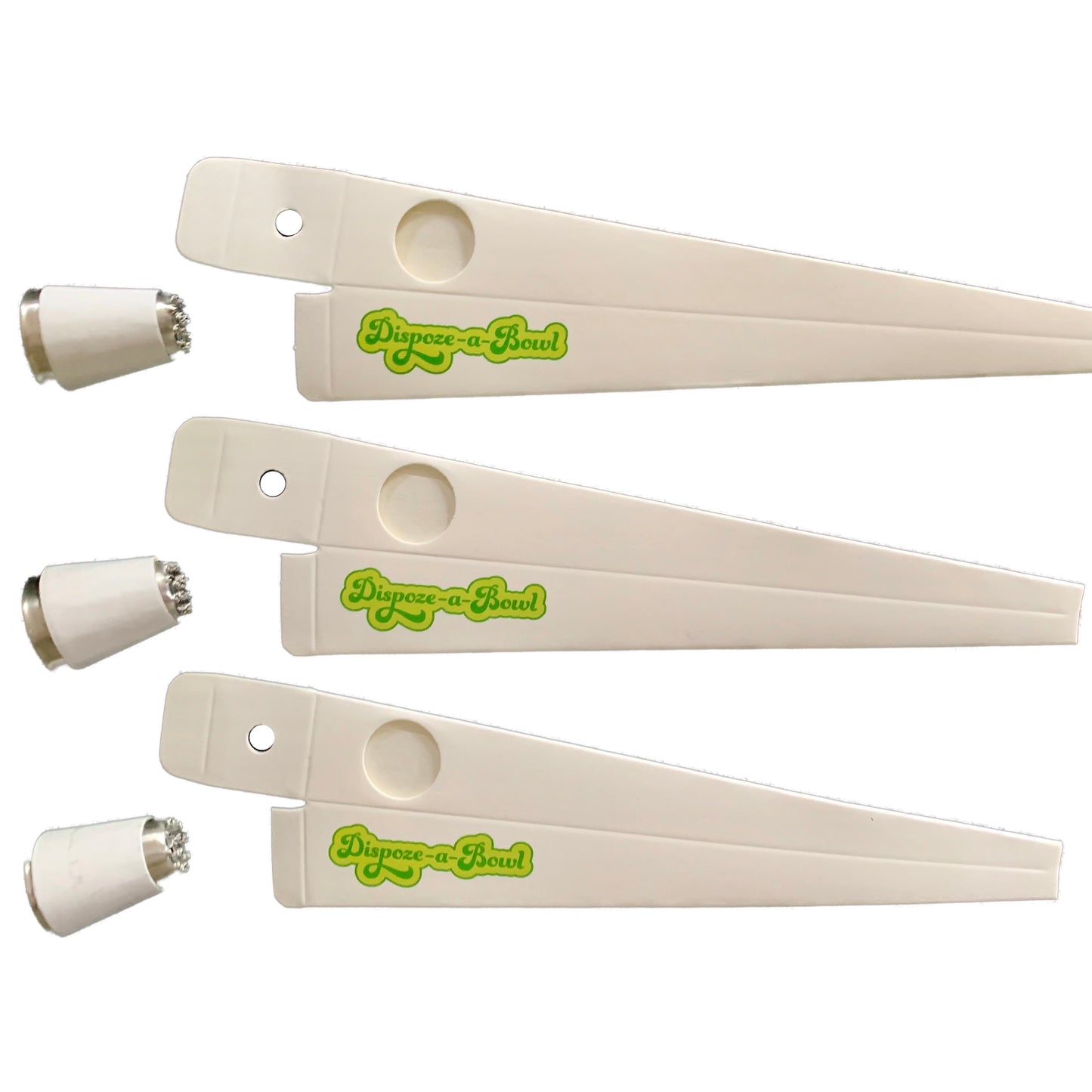 The Dispoze-a-Bowl® 25 Pack: Fresh, Clean, & Convenient Smoking Pipes with Stainless Steel Bowl